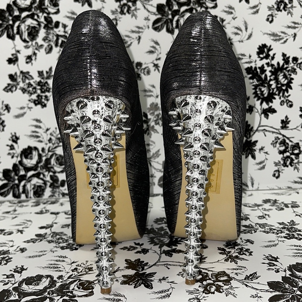 6” Spiked Stiletto Platform Heels